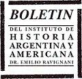 Boletín del Instituto de Historia Argentina y Americana “Dr. Emilio Ravignani” 