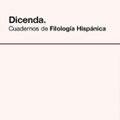 Dicenda. Cuadernos de Filología Hispánica 