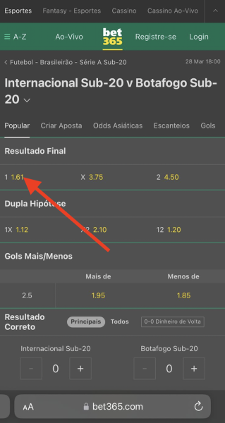 Apostar no Brasileirão na bet365: guia para o campeonato