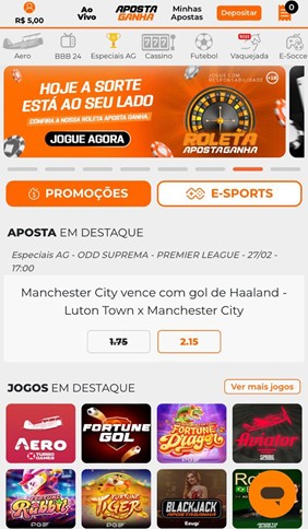 Crédito de Apostas para novos jogadores no Aposta Ganha app 3