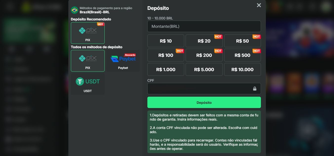 Como depositar na afun