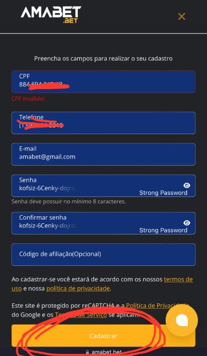 amabet cadastro passo 4