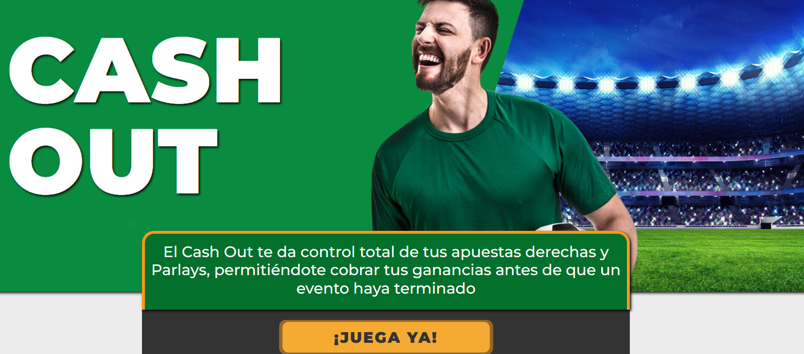 promoción de cash out de la casa de apuestas ganabet