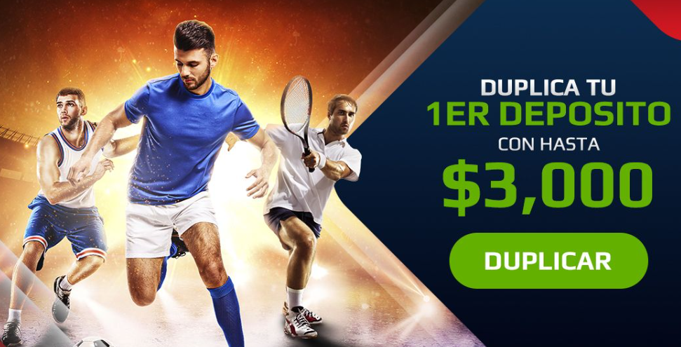 Se muestra el Bono de duplica tu primer depósito disponible en Netbet